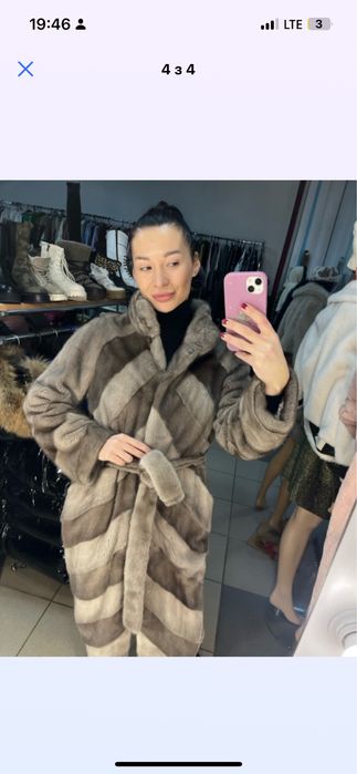 Норкова шуба Українського виробника скандинавська норка.