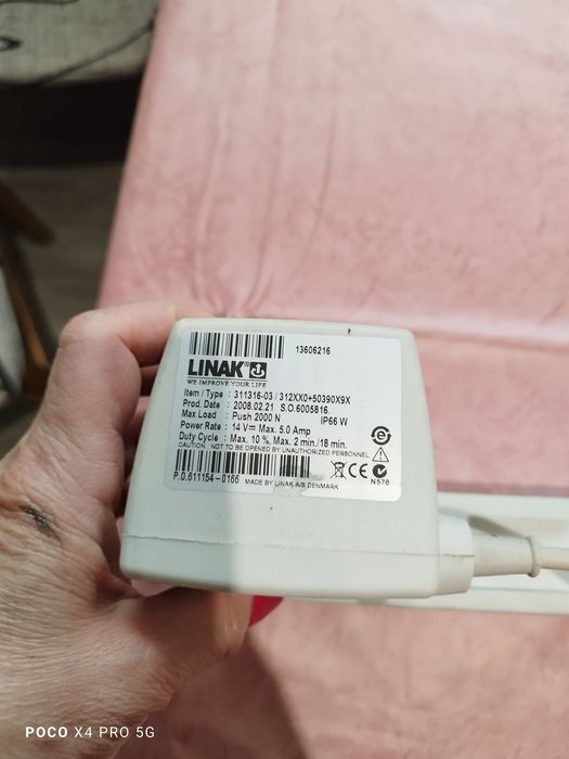 Siłownik Liniowy LINAK 14V 2000N