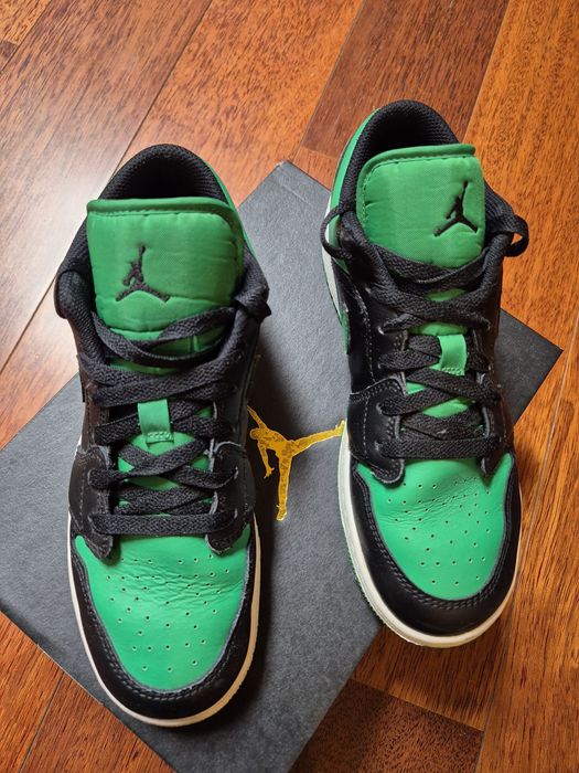 Sneakersy Air Jordan 1 Low zielone roz.38.5