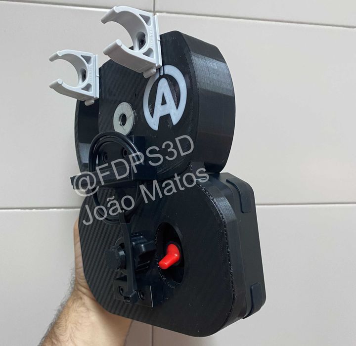 Suporte 2 em 1 para Alfano e Telemóvel – Volante de Kart