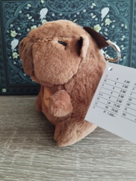 Pluszowy brelok breloczek kapibara nowy 12cm