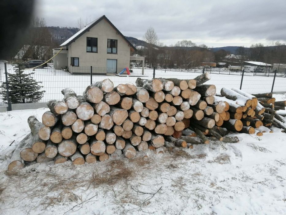 Drewno opałowe buk świerk