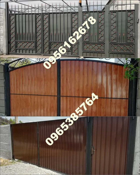 Ворота, заборы, навесы, балконы, беседки, лестницы, металлоконструкции ...