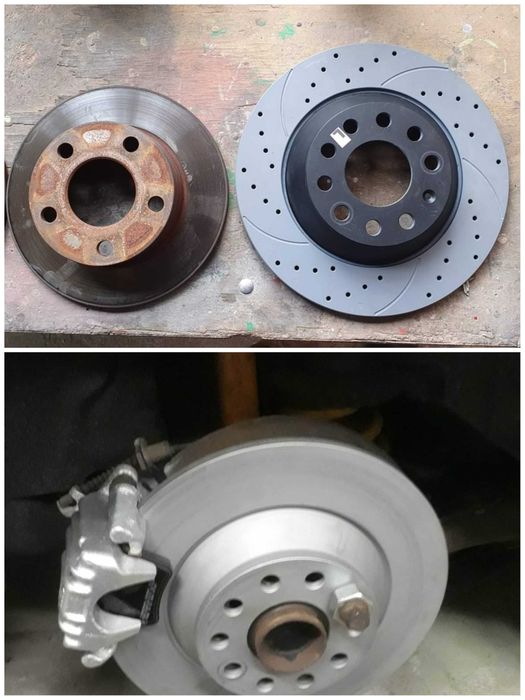 KB-R-0107 Adaptery 302mm 302 fwd Passat B5 A6 C5 A4 b5 100  Superb Audi swap bbk big br