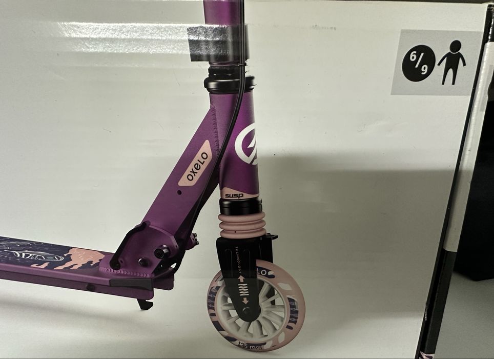 Trotinete MID 5 Violeta Oxelo Decathlon