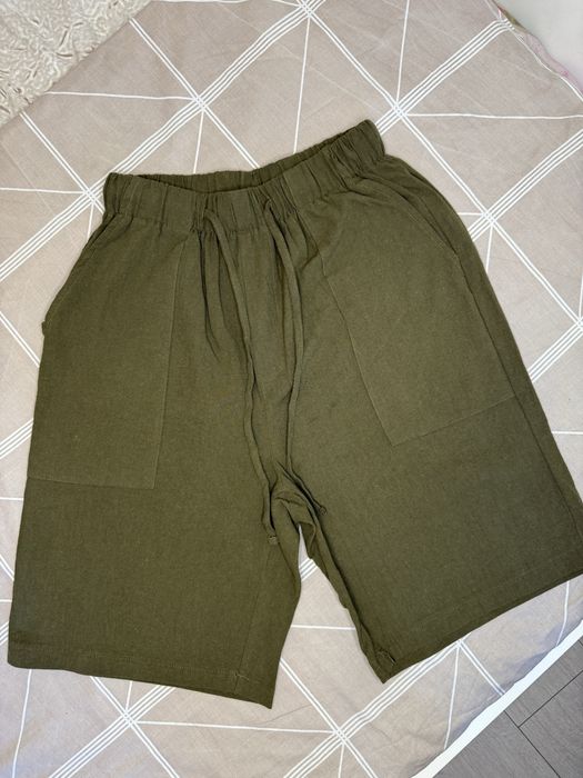 Krótkie spodenki SHEIN khaki, 100% bawełna, rozmiar S