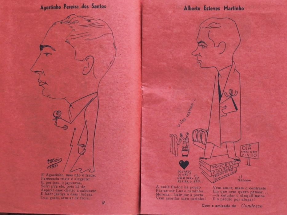 Documento Queima das fitas Coimbra 1951