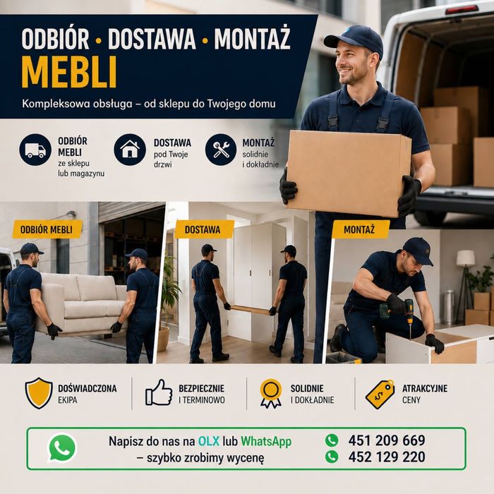 Montaż i demontaż mebli | Warszawa i okolice