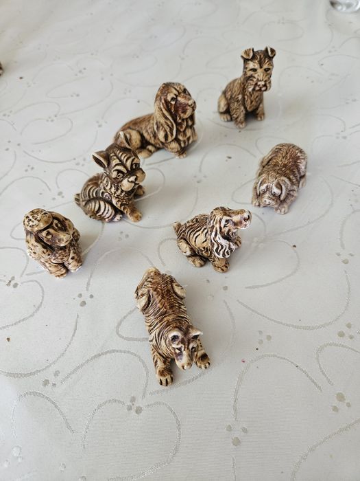 Zestaw figurek ceramicznych PRL