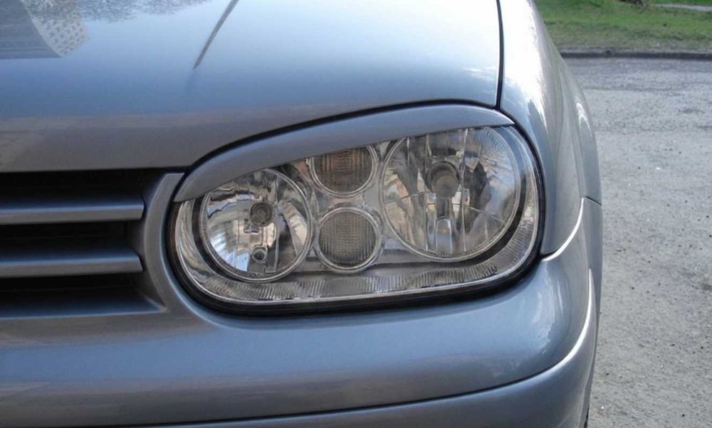 Накладки на фары Volkswagen Passat B5, B6, B7, Golf 4, 5, 6 Jetta,  Реснички для Фольксваген Пассат Б5, Б6, Б7, Гольф, Джетта