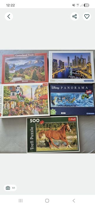 Puzzle castorland i inne