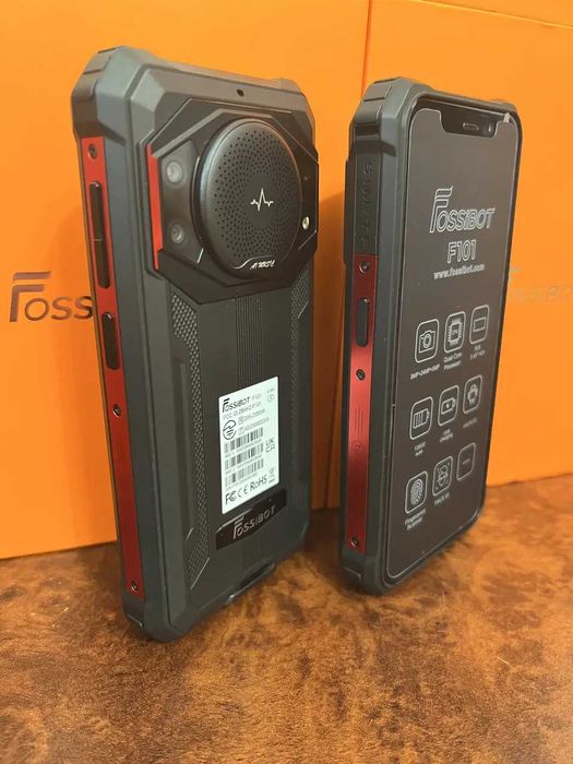 Смартфон Oukitel Fossibot F101 Черный/Красный 4/64Gb 10600mAh Global