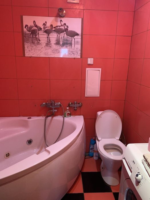 Подобово погодин 2 кім квартир Газплита духовка Джакузі 6місць 1поверх