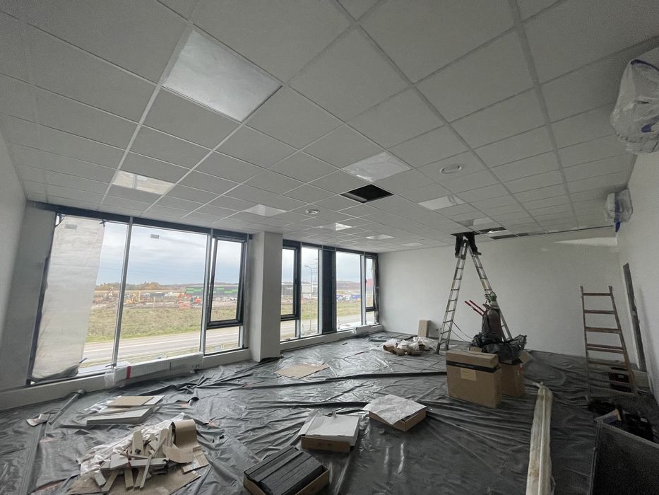 MONTAZ sufitow ARMSTRONG modulowe kasetonowe 60x60 AMF ROCKFON