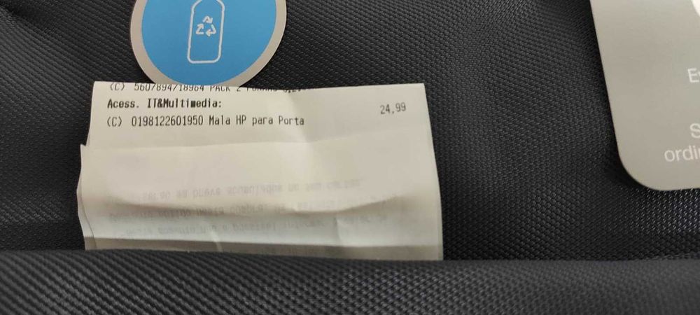 Mala HP para Portátil NOVA com etiqueta