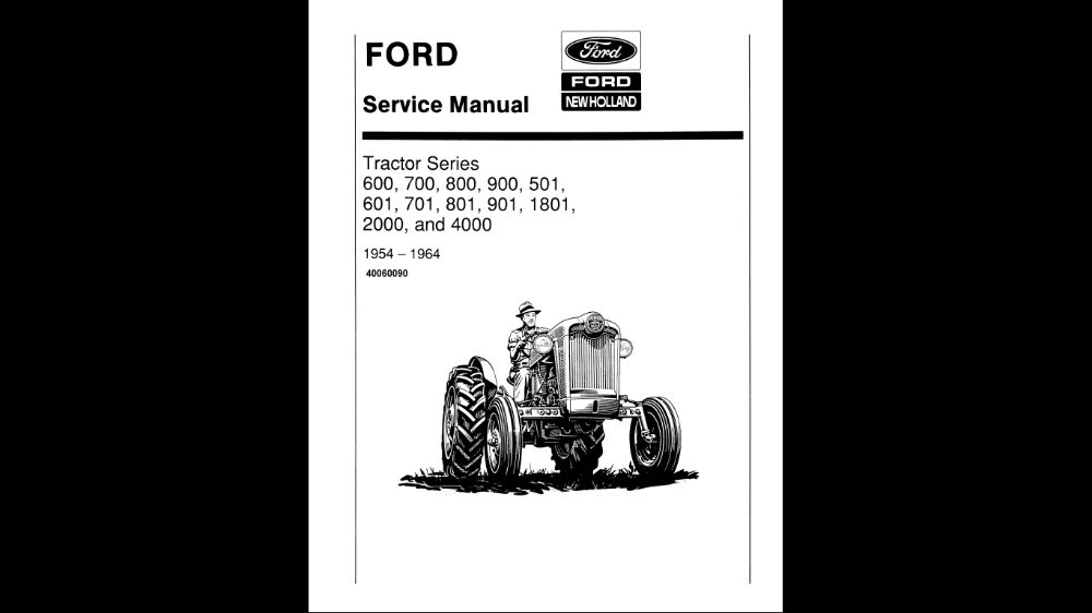 Ford 600,700,800,900,501,601,701,801,901,1801,2000 instrukcja napraw