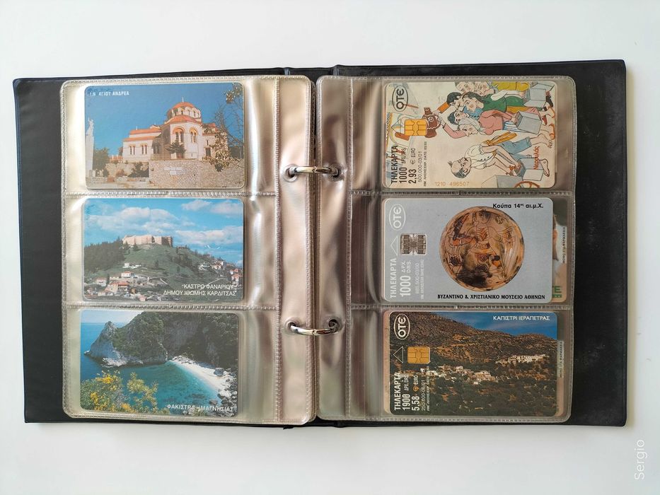 Lote cartões telefónicos