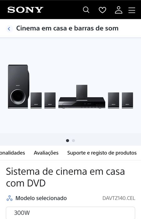 Cinema em casa e barras som