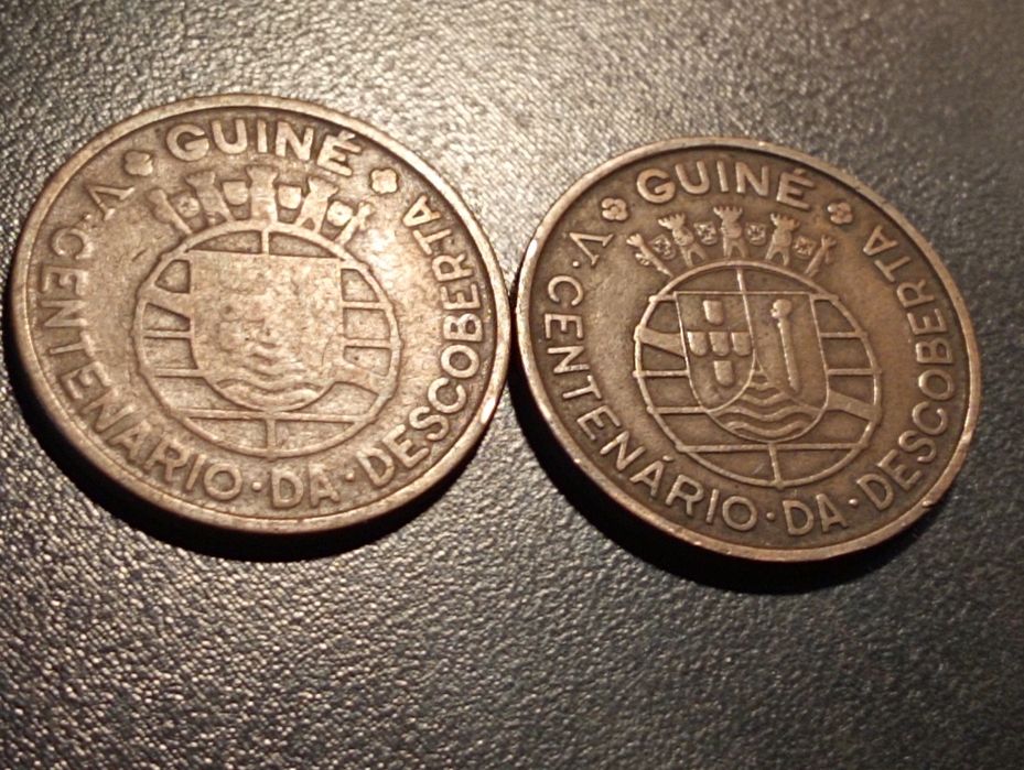 1 escudo - 500º aniversário do Descobrimento -Guiné 1946 - Bronze