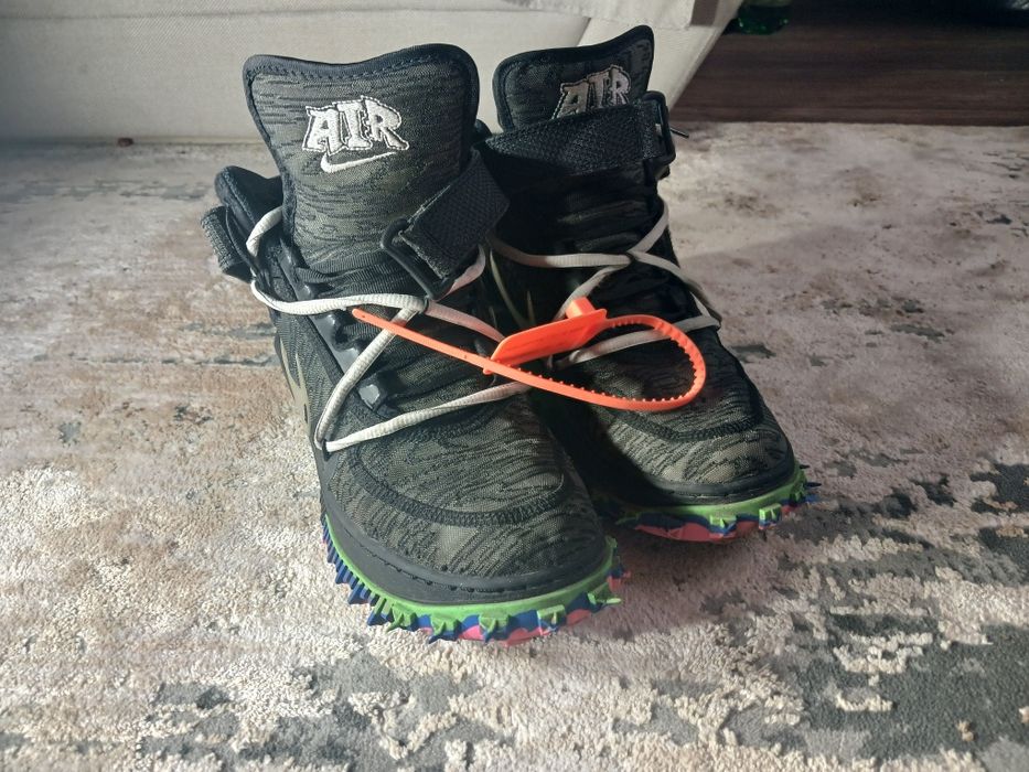 Найк оф вайт миди чёрные 40-41