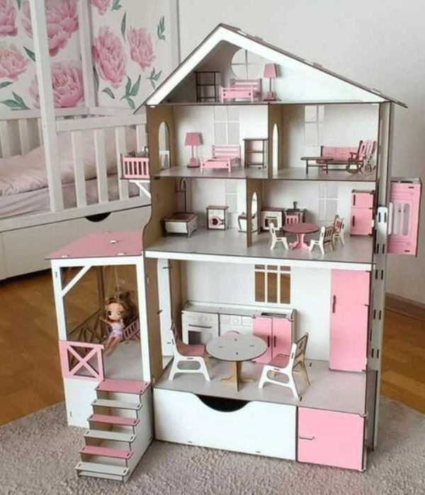 Ляльковий, дитячий будиночок, великий, деревʼяний НОВИЙ ‼️ — для Барбі