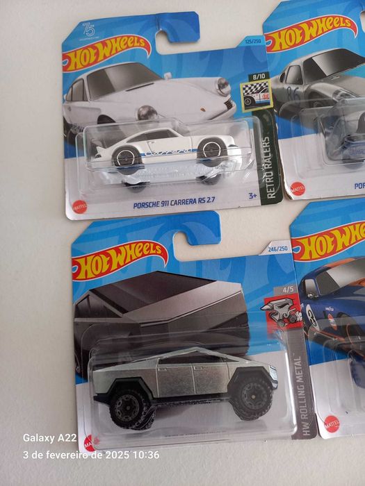 Bundle c/6 Unid. – HOT WHELLS Mainline 1/64 Lotes 2023/24/25 – Novo