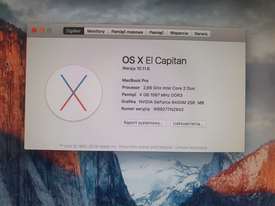 MacBook Pro + Pokrowiec i ładowarka