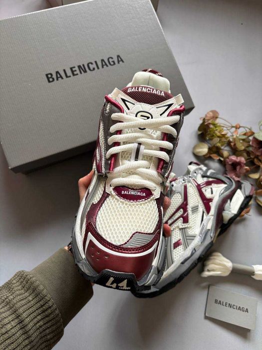 !SALE! Balenciaga Runner White Red 36 37 38 39 40 41 42 43 44 45 46 баленсіага