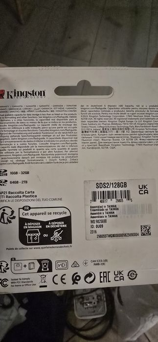 Karta kingstone SDS2/128Gb microSDXC