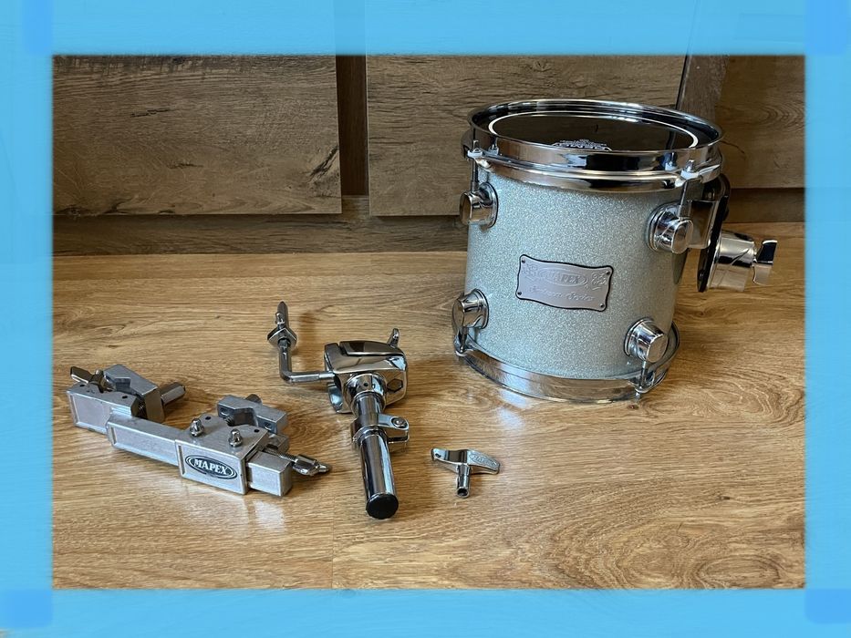 ! Top ! Mapex Saturn 8” tom holder clamp kluczyk perkusja naciag remo