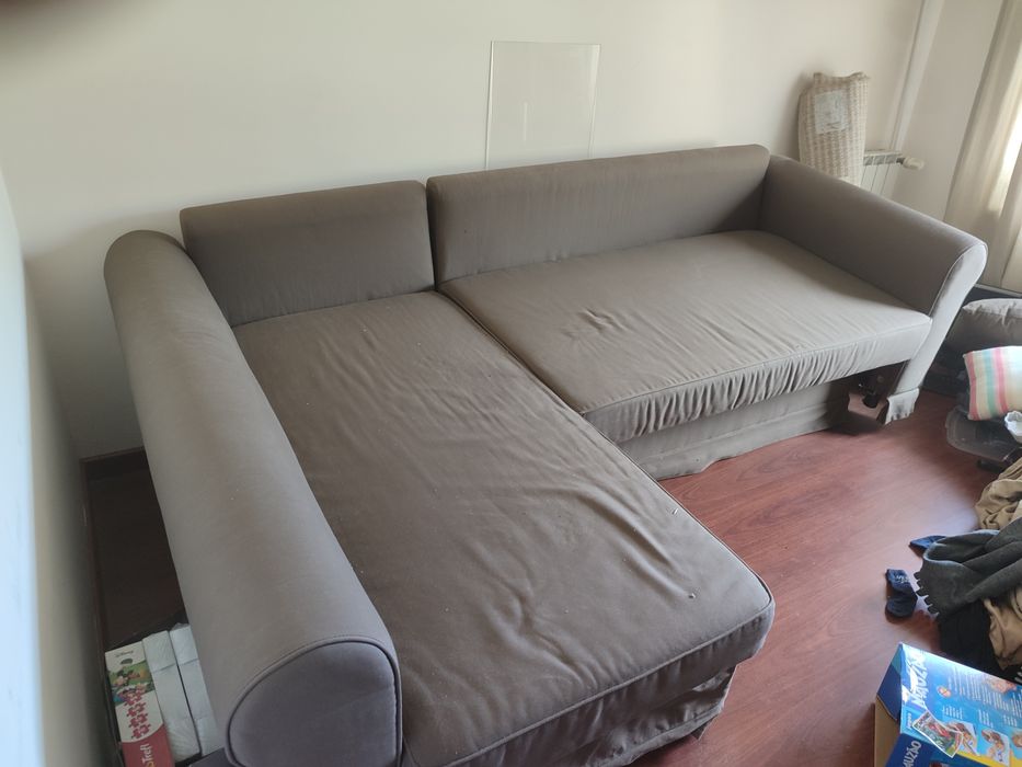 sofa chaise longue com cama