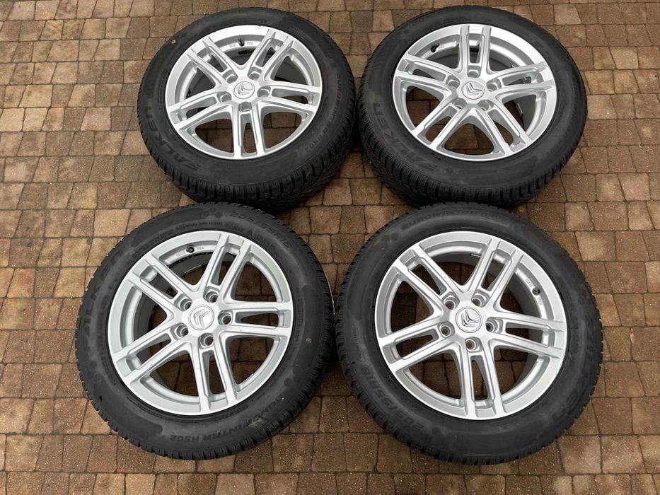 3999. Koła zimowe Citroen C4 Space Tourer Peugeot 407 5x108 205/60/16