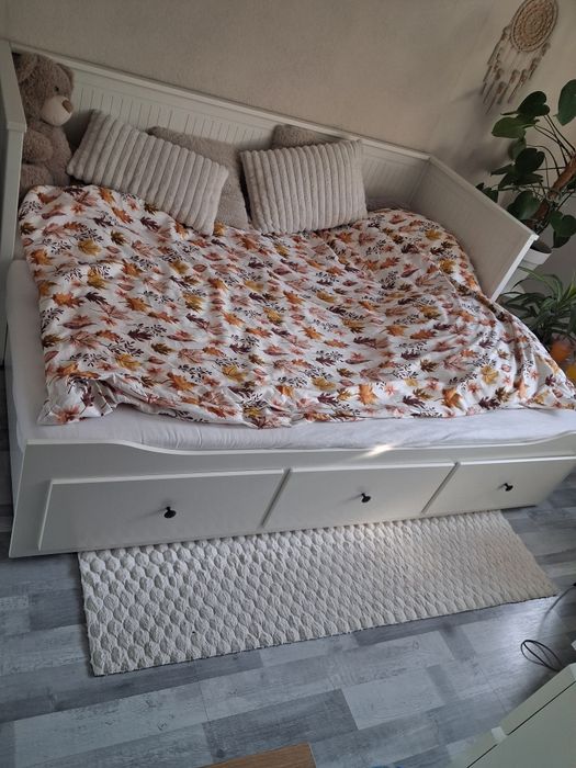 Łóżko Ikea Hemnes białe