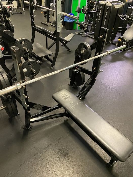 Ławka Olimpijska Płaska Hammer Strength – Pancerna / Komercyjna /