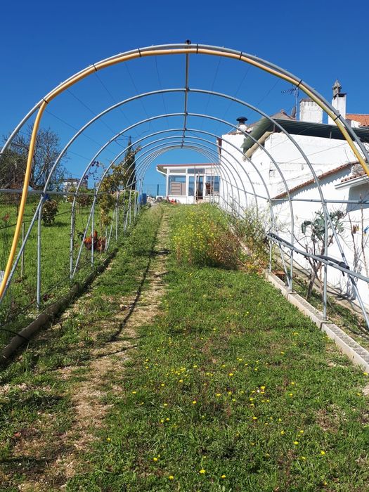 Estrutura de Estufa Agrícola Galvanizada