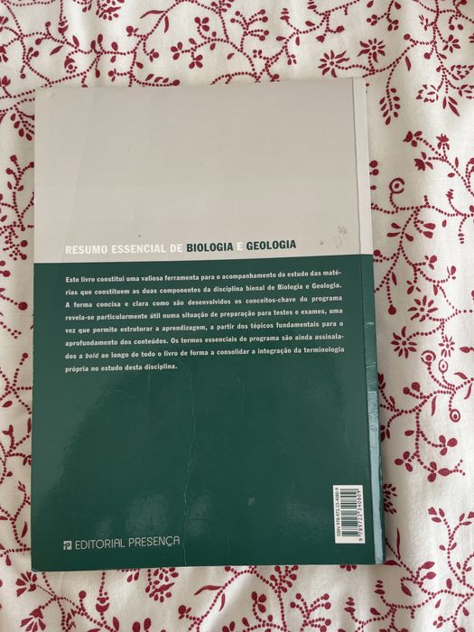 Livro de resumos de biologia e geologia do 10 e 11 ano