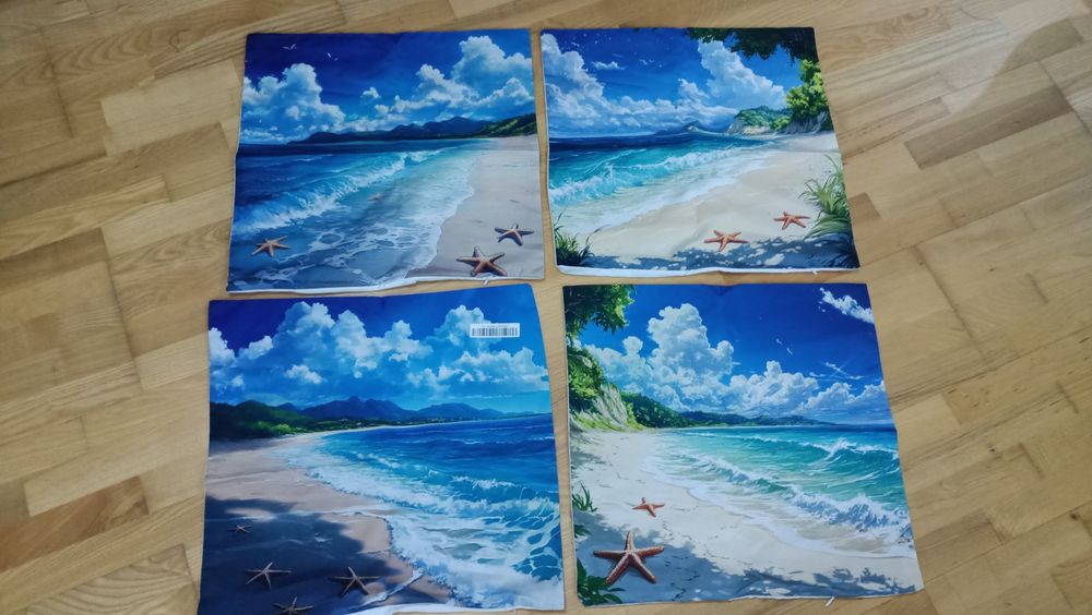4 poszewki na poduszki rozm. 45 x 45