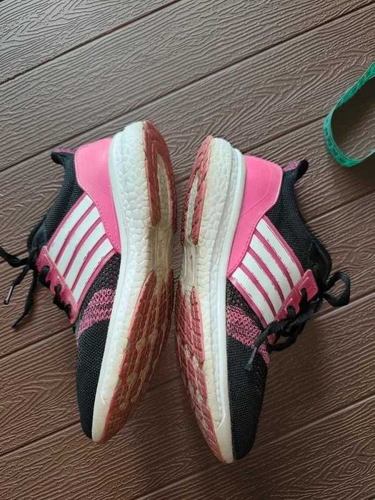 Czarno różowe buty sportowe adidasy damskie/dziewczęce rozmiar 36