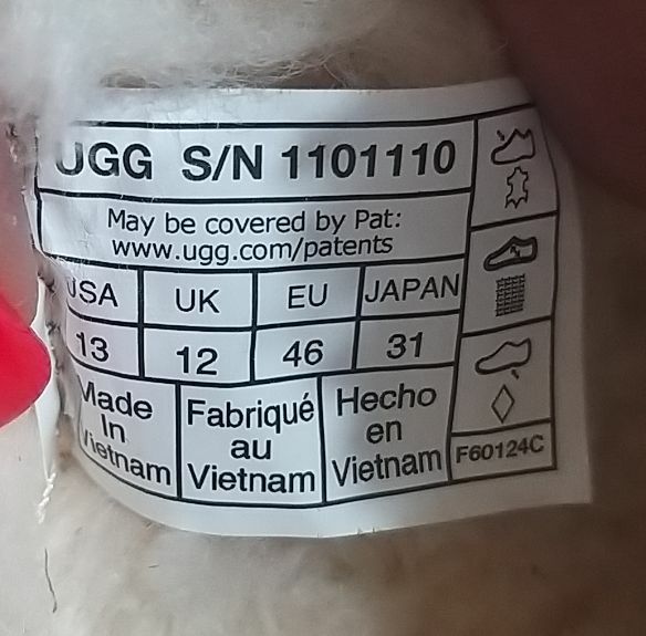 Мокасини UGG Ascot Slipper, 46р. на 30 см