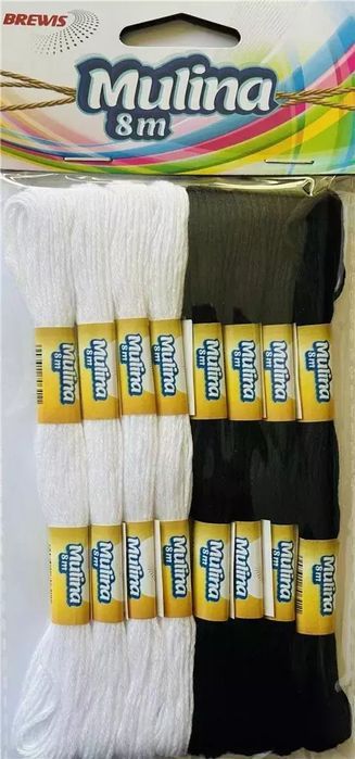 Mulina biała i czarna 8m. Brewis