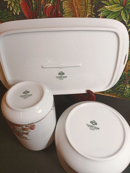 Rosenthal, Classic Rose, paterka, wazonik, salaterka,