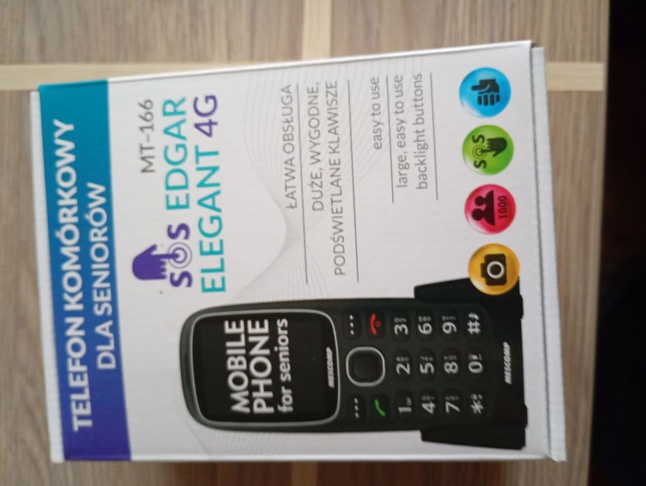 Telefon Maxcon dla seniora
