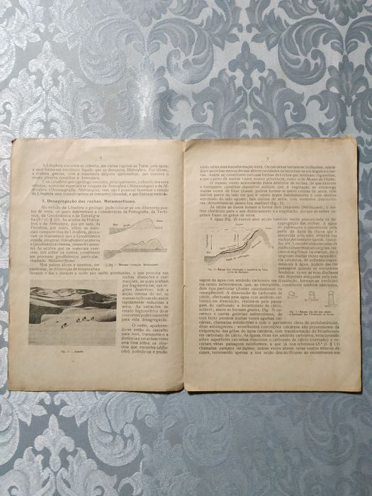 Livro Elementos de Mineralogia e Geologia de 1928