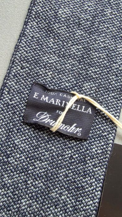 Krawat knit kaszmirowy E. MARINELLA