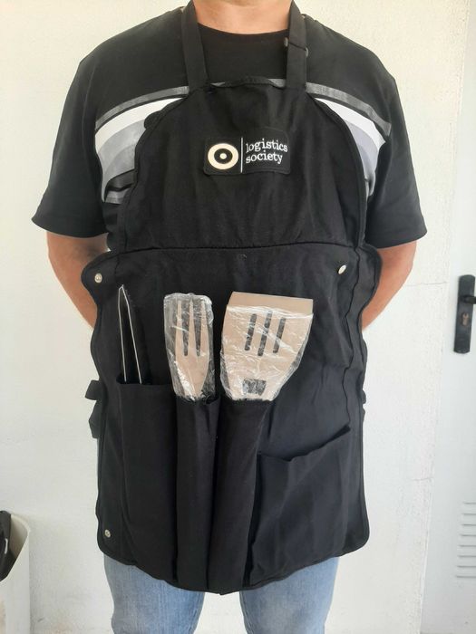 Kit/conjunto para churrasco, em estado novo