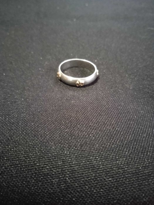 Aliança ouro e prata T19, anos 60