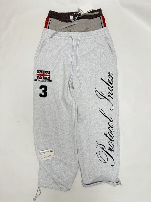 штаны штани protocol index grey project gr boxers pants m l balenciaga vetements rick owens