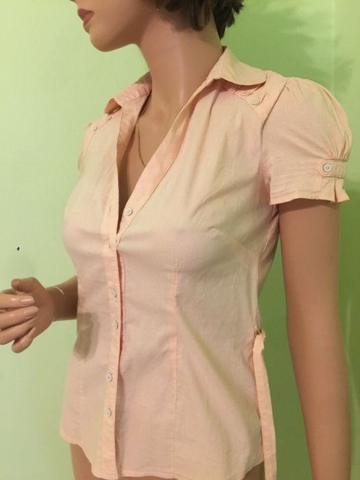 River Island łososiowa koszula damska jak nowa modelow  S