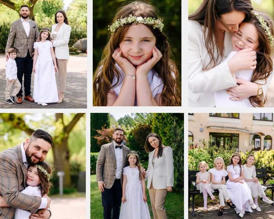 Fotograf. Reportaż Chrztu Św. I Komunii Św. Warszawa i okolice