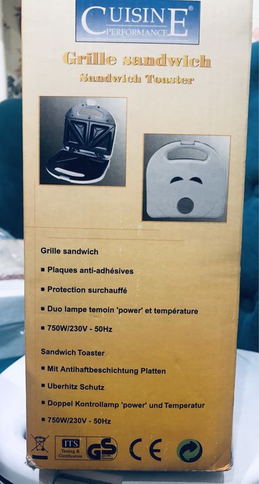 Сендвічниця Тостерниця Бутербродниця Нова